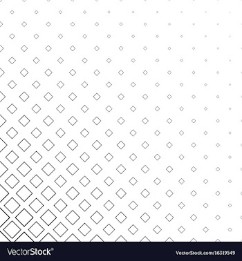 Monochromatic abstract square pattern background vector image