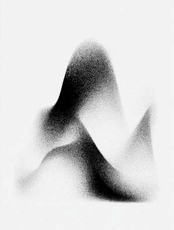 Monochromatic Abstract Waveform