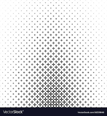 Monochromatic geometric pattern - abstract vector image