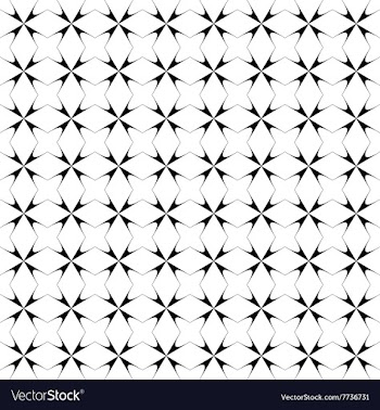 Monochromatic seamless pattern vector image