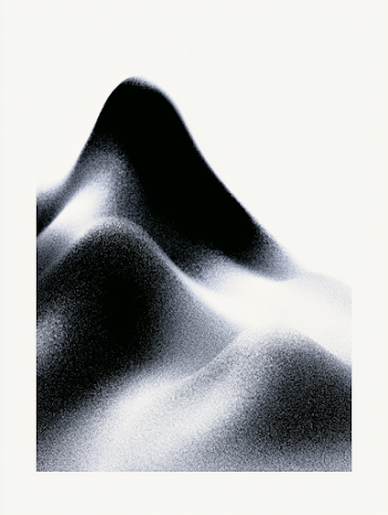 Monochromatic Sine Wave Abstract