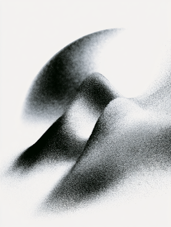 Monochromatic Sine Wave Abstract Artwork