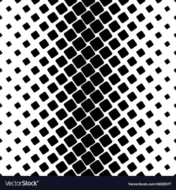 Monochromatic square pattern - abstract background vector image