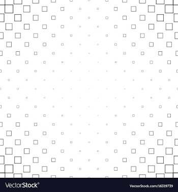 Monochromatic square pattern - abstract vector image