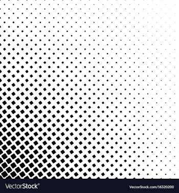 Monochromatic square pattern - geometric abstract vector image