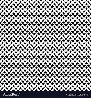 Monochromatic star pattern - background vector image