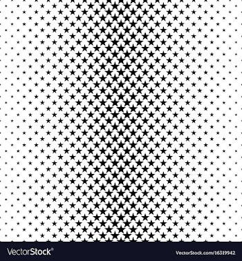 Monochromatic star pattern - background vector image
