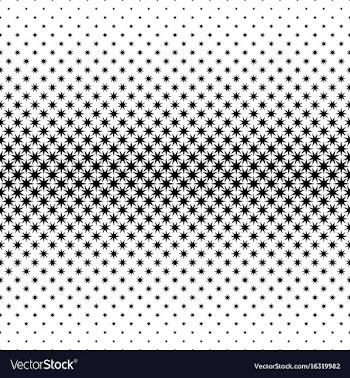 Monochromatic star pattern - background vector image