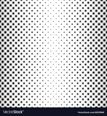 Monochromatic star pattern - background vector image