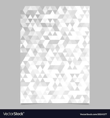 Monochrome abstract brochure template design vector image