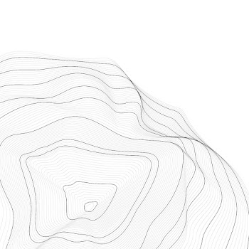 Monochrome abstract contour line illustration | Free stock vector - 554180