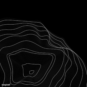Monochrome abstract contour line illustration | Free stock vector - 554181