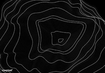 Monochrome abstract contour line illustration | Free stock vector - 554200
