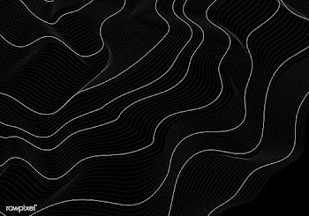 Monochrome abstract contour line illustration | Free stock vector - 554226