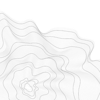 Monochrome abstract contour line illustration | Free stock vector - 554253