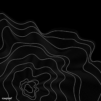 Monochrome abstract contour line illustration | Free stock vector - 554269