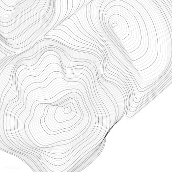 Monochrome abstract contour line illustration | Free stock vector - 554278