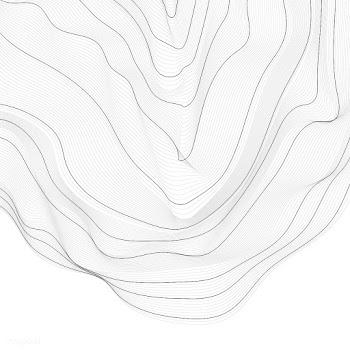 Monochrome abstract contour line illustration | Free stock vector - 554310