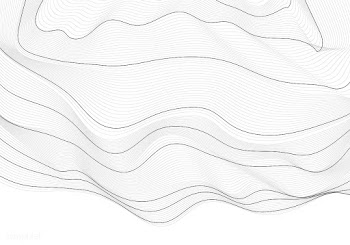 Monochrome abstract contour line illustration | Free stock vector - 554330