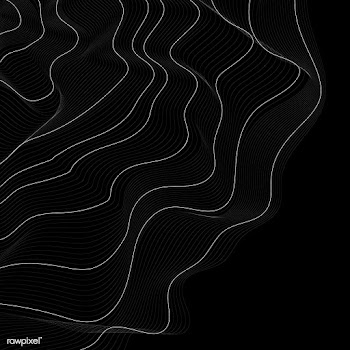 Monochrome abstract contour line illustration | Free stock vector - 554340