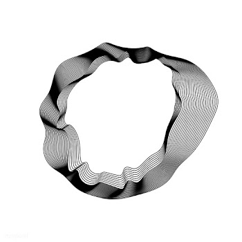 Monochrome abstract contour lines collection | Free stock vector - 554249