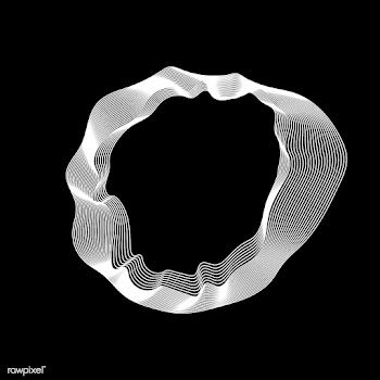 Monochrome abstract contour lines collection | Free stock vector - 554290