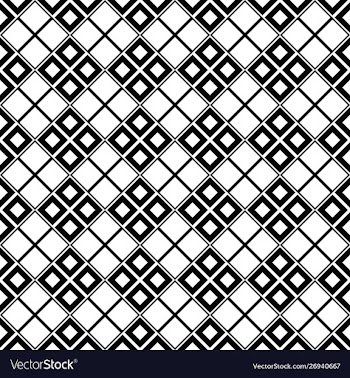 Monochrome abstract diagonal square pattern vector image