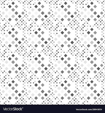 Monochrome abstract diagonal square pattern vector image
