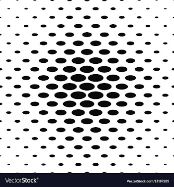 Monochrome abstract ellipse pattern background vector image