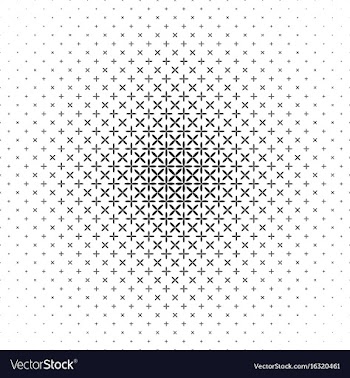 Monochrome abstract ellipse pattern background vector image