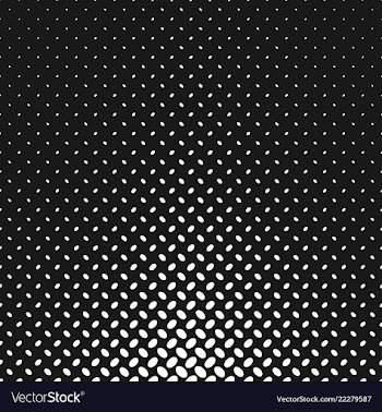 Monochrome abstract geometric halftone diagonal vector image