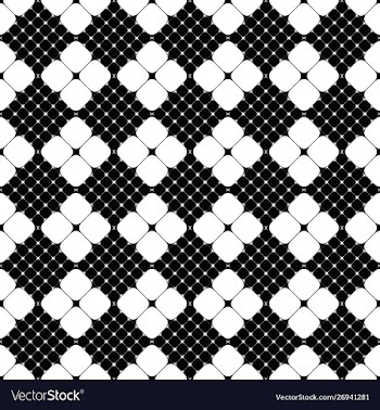 Monochrome abstract geometrical diagonal square vector image