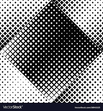Monochrome abstract geometrical seamless square vector image