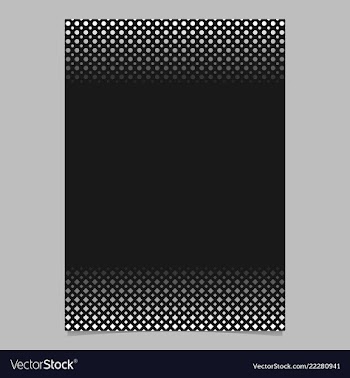 Monochrome abstract halftone circle and square vector image