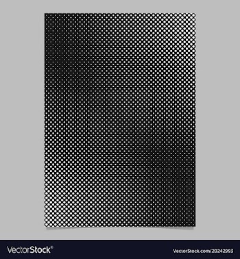 Monochrome abstract halftone dot pattern brochure vector image