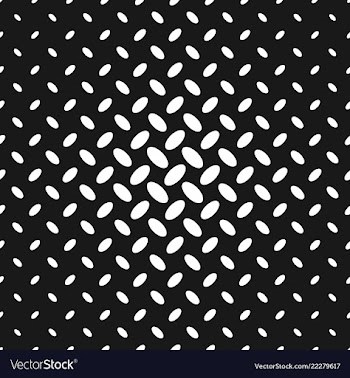 Monochrome abstract halftone ellipse pattern vector image