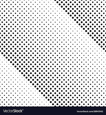 Monochrome abstract seamless circle pattern vector image