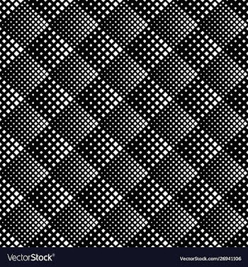Monochrome abstract seamless diagonal square vector image