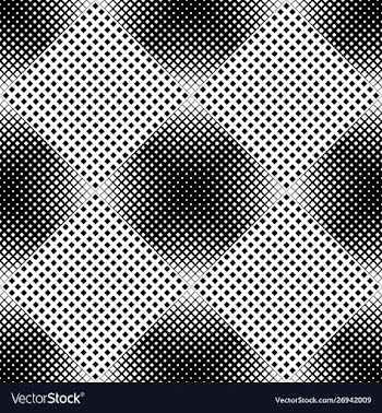 Monochrome abstract seamless diagonal square vector image