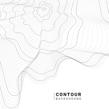 Monochrome abstract typographic illustration | Free stock vector - 554197