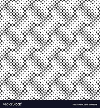 Monochrome circle pattern background design vector image