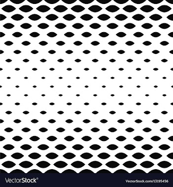 Monochrome curved shape pattern background vector image