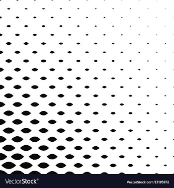 Monochrome curved shape pattern background vector image