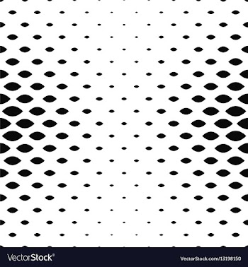 Monochrome curved shape pattern background vector image