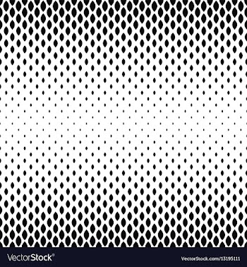 Monochrome curved shape pattern design background vector image