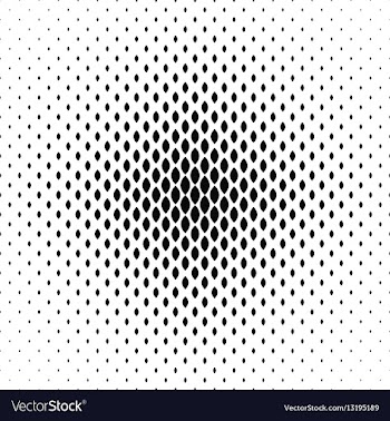 Monochrome curved shape pattern design background vector image