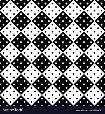 Monochrome dot pattern background - abstract vector image