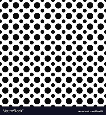 Monochrome dot repeat pattern vector image
