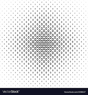 Monochrome ellipse ring pattern background design vector image