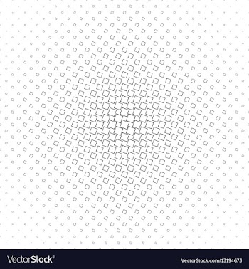 Monochrome geometric angular square pattern vector image
